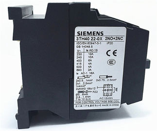 Relé do atraso do tempo de Siemens 3TH4 / interruptor de relé do contator de 8 Pólo 10 Pólo