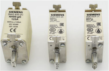 Fusíveis de segurança elétrica da série 3NA de Siemens para o cabo 3NA3801 LV Relação de HRC