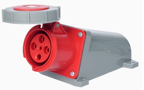 4 tomadas 63A IP67 Industrail Soquete impermeável 3pin 4in 5pin Soquetes expostas e ocultas